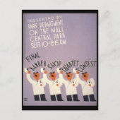 Carte Postale Barber Shop Quartet (Devant)