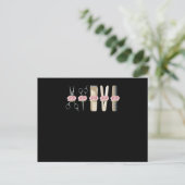 Carte Postale Barber Tools Love (Debout devant)