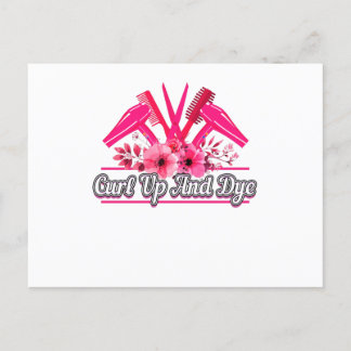 Carte Postale Barbier, Ciseaux, Peigne, Sèche-cheveux