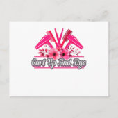 Carte Postale Barbier, Ciseaux, Peigne, Sèche-cheveux (Devant)