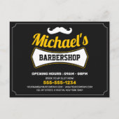 Carte Postale Barbier Classique Coiffeuse Coiffeuse (Devant)