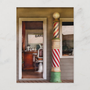 Carte Postale Barbier - J'ai besoin de coupe de cheveux