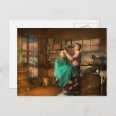 Carte Postale Barbier - JH Parham Barbier et notaire public 1941 (Devant / Derrière)