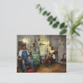 Carte Postale Barbier - Propriété familiale 1942 (Debout devant)