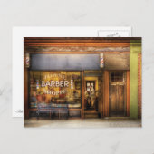 Carte Postale Barbier - Towne Barber Shop (Devant / Derrière)