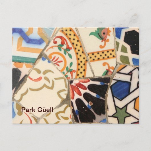 Carte Postale Barcelona- Park Güell (Devant)