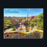 Carte Postale Barcelona Park Guell<br><div class="desc">Bacelona Park Guell</div>