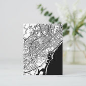 Carte Postale Barcelona Spain City Map (Debout devant)