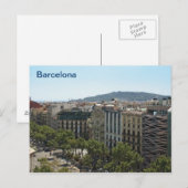 Carte Postale Barcelone (Devant / Derrière)