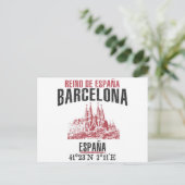Carte Postale Barcelone (Debout devant)