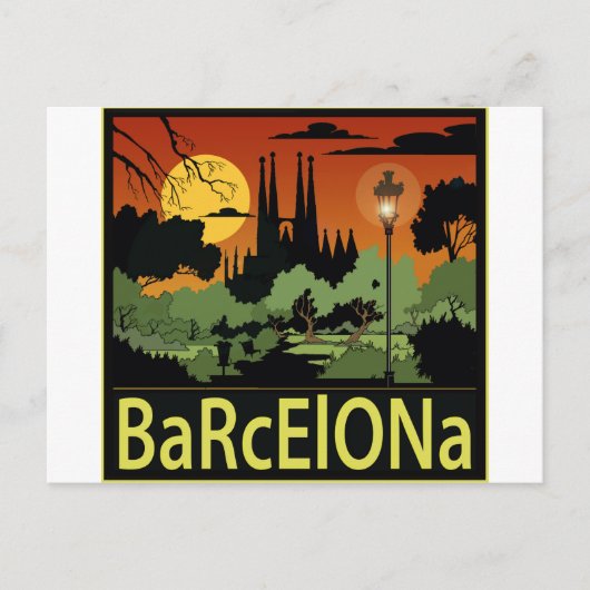 Carte Postale Barcelone (Devant)