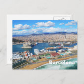 Carte Postale Barcelone (Devant / Derrière)