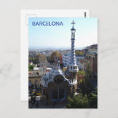 Carte postale Barcelone (Devant / Derrière)