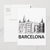 Carte Postale Barcelone (Devant / Derrière)