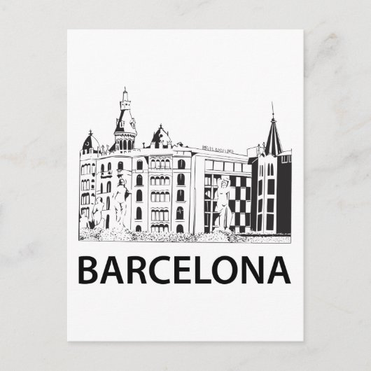 Carte Postale Barcelone (Devant)