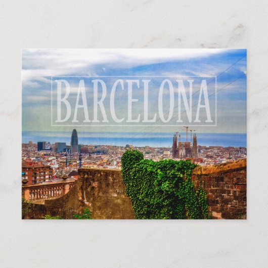 Carte Postale Barcelone (Devant)