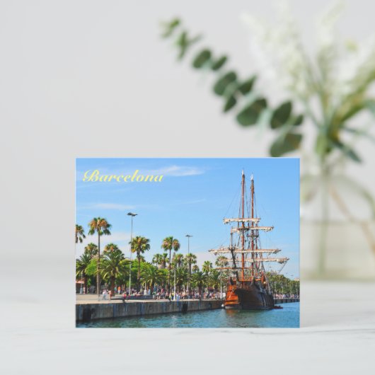 Carte Postale Barcelone (Debout devant)