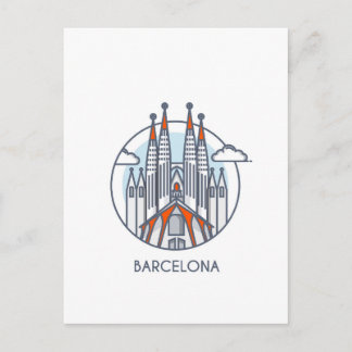 Carte Postale Barcelone