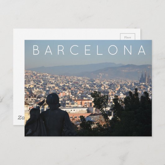 Carte postale Barcelone (Devant / Derrière)