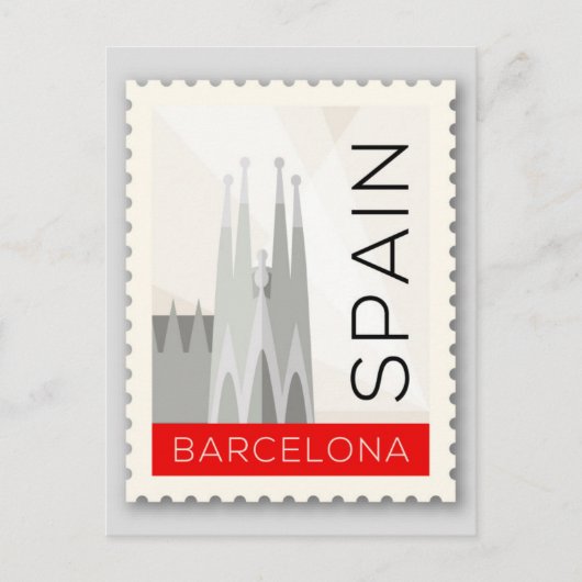 Carte Postale Barcelone Espagne (Devant)