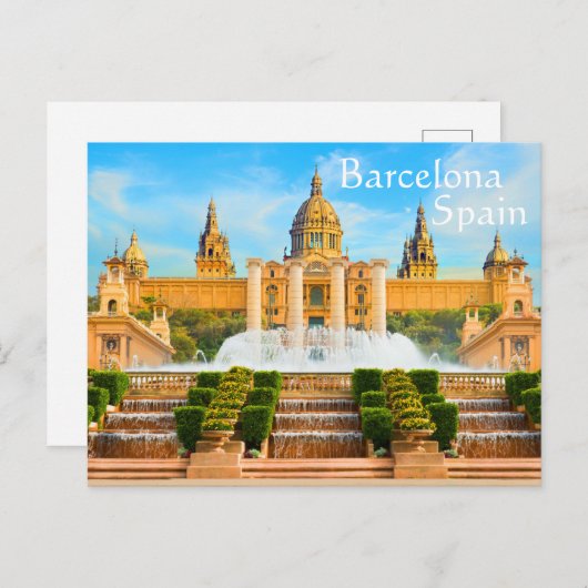 Carte Postale Barcelone Espagne (Devant / Derrière)