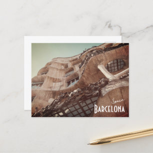 Carte Postale Barcelone, Espagne - Casa Batllo par Gaudi Postcar