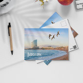 Carte Postale Barcelone, Espagne - Plage de Barceloneta
