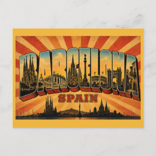 Carte Postale Barcelone Espagne Sagrada Familia
