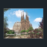 Carte Postale Barcelone, Espagne Sagrada Familia Temple<br><div class="desc">Barcelone,  Espagne</div>