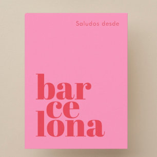 Carte Postale Barcelone Espagne vacances modernes