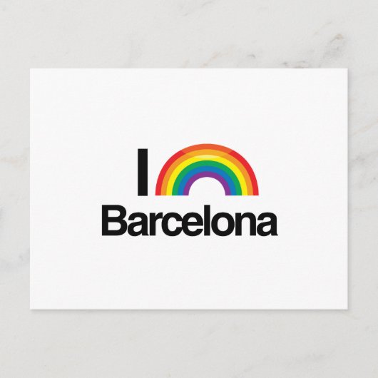 Carte Postale BARCELONE - J'AIME PRIDE.png (Devant)