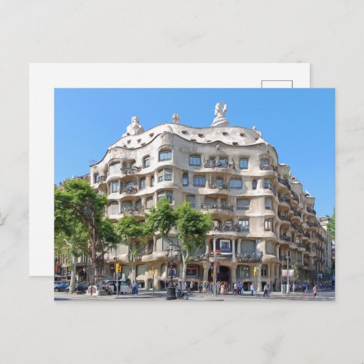 Carte Postale Barcelone. n° 3. (Devant / Derrière)