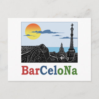 Carte Postale Barcelone Parc Güell