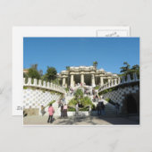Carte Postale Barcelone—Parc—Guell—[kan.k] (Devant / Derrière)