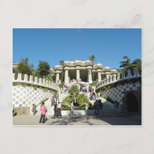Carte Postale Barcelone—Parc—Guell—[kan.k]