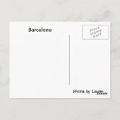 Carte Postale Barcelone sans titre (Dos)