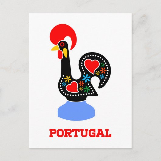 Carte Postale Barcelos Rooster (Devant)