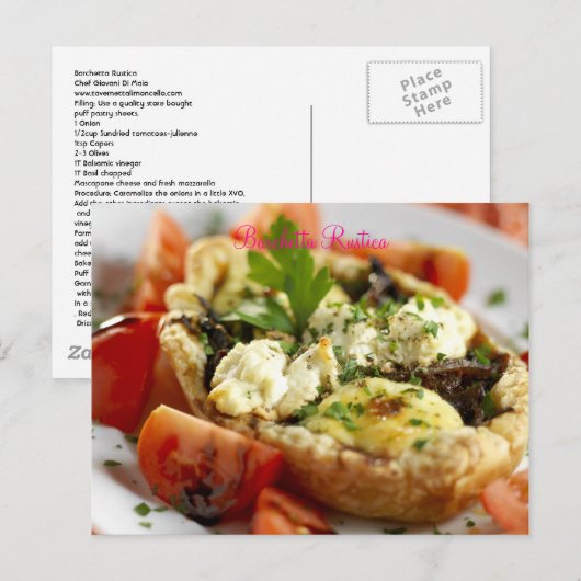 Carte Postale Barchetta Rustica (Devant / Derrière)