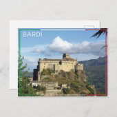 Carte Postale Bardi - Château de Bardi - Italie (Devant / Derrière)