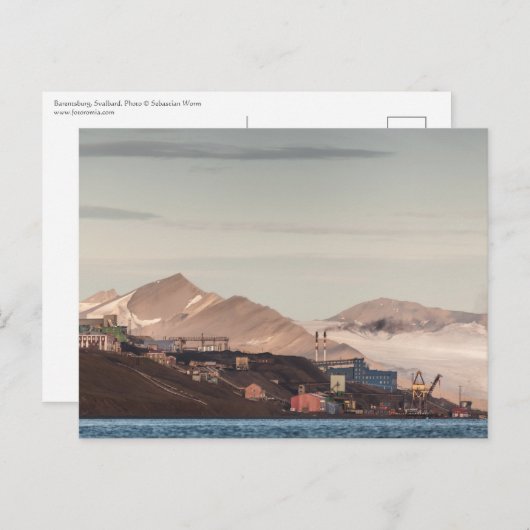 Carte Postale Barentsburg Svalbard (Devant / Derrière)