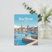 Carte Postale Barfleur France (Debout devant)