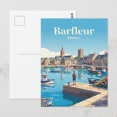 Carte Postale Barfleur France (Devant / Derrière)