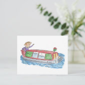 Carte Postale Barge (Debout devant)