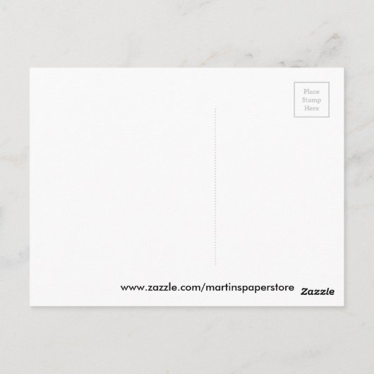 Carte Postale Barge de travail (Dos)