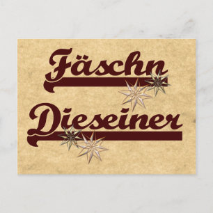 Carte Postale Barge Dieseiner