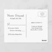 Carte Postale Baril de bois rustique et Fleur blanche (Dos)