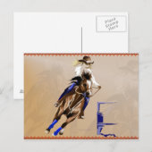 Carte Postale Baril Horse-Post Card (Devant / Derrière)