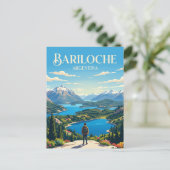 CARTE POSTALE BARILOCHE ARGENTINE (Debout devant)