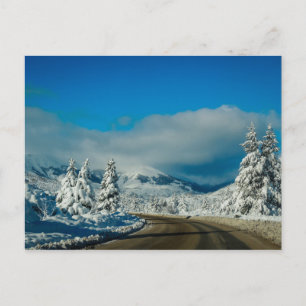 Carte Postale Bariloche, Route Vers La Station De Ski