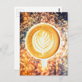 CARTE POSTALE BARISTA DE CAFÉ (Devant / Derrière)